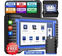 MUCAR VO7 S Dispositivo Scanner OBD2 Tutto Sistema ECU Coding 28 Services