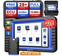 MUCAR VO7 S Dispositivo Scanner OBD2 Tutto Sistema ECU Coding 28 Services CANFD
