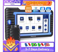 MUCAR VO7S/VO7 Scanner OBD2 Sistema completo Diagnosi 28 Reset Strumento diagnostico Codifica ECU Aggiornamento bidirezionale gratuito per la vita MUCAR VO7