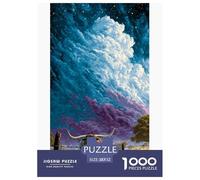 Mucca a Lunghe Corna Stellata Puzzle 1000 Pezzi 52x38cm/1000pcs Gioco Educativo Per Famiglie Rilassante Creativo Regalo Per La Decorazione