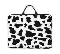 Mucca (carattere piccolo), Custodia per laptop da 14 pollici, borsa per notebook, custodia per laptop, valigetta con maniglia