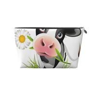 Mucca carina, Borsa da toilette Borsa per trucco Borsa per cosmetici Borsa da toilette da viaggio portatile