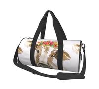 Mucca carina dell'acquerello, Borsone da viaggio di grande capacità Borsa rotonda Borsa da viaggio sportiva Borsa da viaggio Borsa da fitness