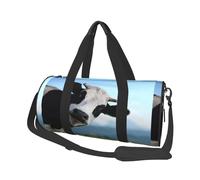 Mucca carina stampata, Borsone da viaggio di grande capacità Borsa rotonda Borsa da viaggio sportiva Borsa da viaggio Borsa da fitness