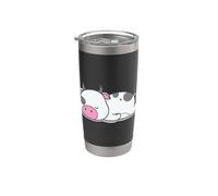 Mucca che dorme Bicchiere termico in acciaio inox doppia parete