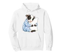 Mucca Che Dorme in Pigiama Carino Sonno Felpa con Cappuccio