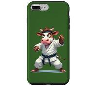 Mucca combattiva che indossa un GI in lotta posa 1 - Fan Fun Custodia per iPhone 7 Plus/8 Plus