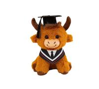 Mucca di peluche morbida per festeggiare la,un ricordo speciale per gli studenti laureati 743
