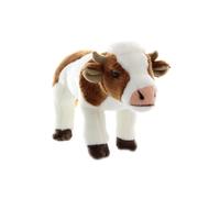Uni-Toys - Mucca con voce mucca, in piedi - 29 cm (lunghezza) - peluche - peluche peluche