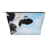 Mucca divertente, Borsa da toilette Borsa per trucco Borsa per cosmetici Borsa da toilette da viaggio portatile