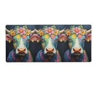Mucca estetica stile contemporaneo moderno personalizzato Mouse Pad per il riposo Flashy scrivania ufficio Mouse Mat 80 x 30 cm