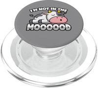 mucca gioco di parole - non nell'umore - vitello & bestiame PopSockets PopGrip per MagSafe