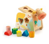 Mucca Margherita - Passaforme Educativo in Legno