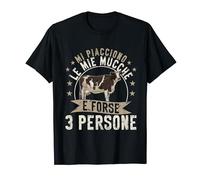 Mucca Mi Piacciono Le Mie Mucche E 3 Persone Contadino Maglietta
