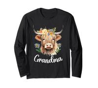 Mucca Nonna Compleanno Famiglia Corrispondenza Festa della Mamma nipote Maglia a Manica