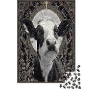 Mucca sacra Puzzle Per Adulti || 38x26cm/1000pcs Puzzle Giochi Educativi,decorazioni Per La Casa