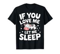 Mucca se mi ami lasciami dormire Maglietta