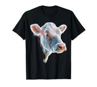 Mucca stampa fantasia arte animale amante grafica mucca Maglietta