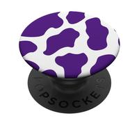 Mucca viola stampa maculata modello animale carino PopSockets PopGrip Adesivo