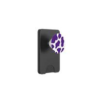 Mucca viola stampa maculata modello animale carino PopSockets PopWallet per MagSafe