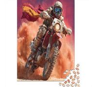 Muccaboy with GogglesMotocicletta nel desertoPuzzle 1000 Pezzi Per Adulti, Giochi EduGattoivi70x50cm/1000pcs