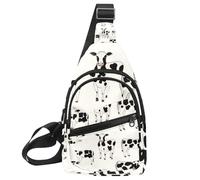 Mucche (11) Sling Bag per le donne borsa a tracolla da viaggio borsa a tracolla borsa da petto, Multicolore 09, 11.8x7x1.5in/30x18x4cm