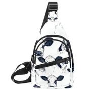 Mucche (11) Sling Bag per le donne borsa a tracolla da viaggio borsa a tracolla borsa da petto, Multicolore 12., 11.8x7x1.5in/30x18x4cm