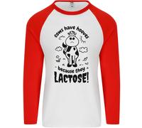 Mucche Have Zoccoli Perché They Mancanza Toes Uomo L/S Baseball T-Shirt