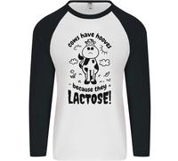 Mucche Have Zoccoli Perché They Mancanza Toes Uomo L/S Baseball T-Shirt