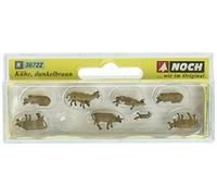 Mucche Marrone Scuro 9 Animali N