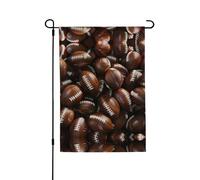 Mucchio di bandiere da giardino con palloni da calcio, 28 x 40 cm, double face, bandiere da giardino per esterni, bandiere da giardino per vacanze