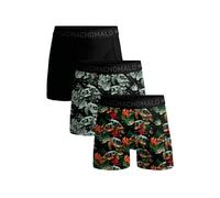 Muchachomalo Boxer da Uomo, Biancheria Intima da Uomo in Cotone, Multipack da 3 Pezzi, Boxer con Stampa, vestibilità Classica, con Fascia Elastica in Vita