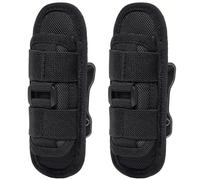 MUCHER Confezione da 2 tasche tattiche per torcia tascabile girevole a 360 gradi, piccolo supporto per torcia, supporto per cintura, per attività all'aperto, escursioni, caccia, campeggio, allenamento