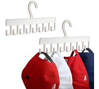 Muchfun 2 grucce per cappelli, organizer per cappelli da baseball, appendiabiti con 16 ganci