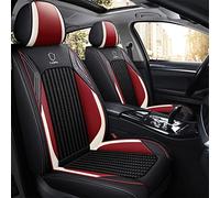 Muchkey Coprisedili Auto 5 posti per Mercedes GLE 43 AMG Coprisedile Impermeabile in Pelle Con Cuscino Cervicale e Lombare Posteriore Protezioni per Sedili Copri (MH101-Marta Rosso