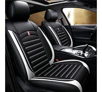 Muchkey Coprisedili Auto Anteriore per Volkswagen Passat B5 B6 B7 B8 SE Estate Variant Set Copri-Sedile per Guidatore e Passeggero Accessori Auto Colore Nero Bianco