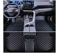 Muchkey Tappetini Abitacolo Auto Personalizzare per Toyota per Corolla 2000-2025 Pelle Morbido Moquette Anti Scivolo Tappeti Impermeabile Tappeto Colore Nero Blu