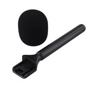 MuchLuckystar Adattatore per microfono wireless, supporto portatile per intervista, per microfono DJI, registrazione audio, vlog, giornalismo, supporto compatibile