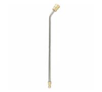 MuchLuckystar Bacchetta di estensione per idropulitrice ad alta pressione con attacco rapido da 1/4", lancia turbo in acciaio inossidabile per 5000 PSI, punta curva per la pulizia di zone morte (35 cm