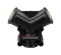 MuchLuckystar Base antenna a V per JPC-7 M10 5,58 m, supporto portatile in alluminio con filettatura M10 per comunicazioni radio esterne, nero