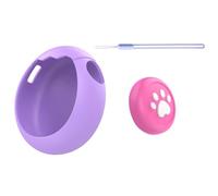 MuchLuckystar Custodia in silicone per Tamagotchi Paradise con copritasti e cordino, custodia protettiva per dispositivo virtuale per animali domestici, protezione schermo antiurto, rosa