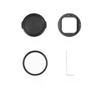 MuchLuckystar Filtro UV da 52 mm e adattatore per anello per Insta360 Pro 2, protezione per lenti in lega di alluminio con compatibilità CPL ND, installazione senza attrezzi