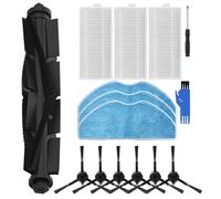 MuchLuckystar Kit di ricambi per robot aspirapolvere per 360, per botslab S8 Plus/S8, per ezviz RE4/RE5 Plus - Include spazzola principale, spazzole laterali, filtri e salviette per mocio