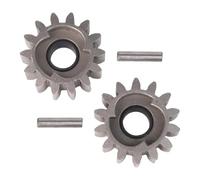MuchLuckystar Kit pignone a 14 denti (1 R + L) con 2 perni per tosaerba, compatibile con Brast, Daye, Güde, Hecht, per rotenbach