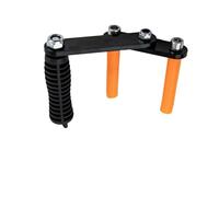 MuchLuckystar Morsetto per piastra di sollevamento in acciaio resistente con manico in gomma antiscivolo per cartongesso, lastre di pietra, pannelli di vetro e cornici, 120 mm