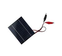 MuchLuckystar Pannello solare policristallino portatile da 10 W 12 V con clip per ricarica batteria esterna, luci da giardino, pompe e ventilatori