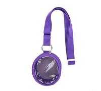 MuchLuckystar per Tamagotchi Paradise Case Organizer compatto con coperchio trasparente per connessione Pix per Nano - Cover rigida anti-goccia 9 x 7,5 x 4 cm, Viola, Design elegante