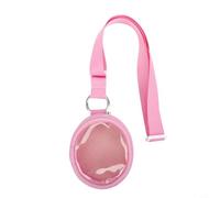 MuchLuckystar per Tamagotchi Paradise Case Organizer compatto con coperchio trasparente per connessione Pix per Nano - Cover rigida anti-goccia 9 x 7,5 x 4 cm, rosa, Design elegante
