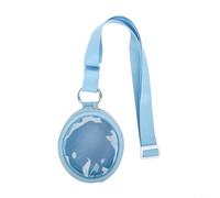 MuchLuckystar per Tamagotchi Paradise Case Organizer compatto con coperchio trasparente per connessione Pix per Nano - Cover rigida anti-goccia 9 x 7,5 x 4 cm, Blu, Design elegante