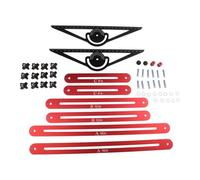 MuchLuckystar Strumento per calpestio per scale, regolabile, in lega di alluminio, 40-152 cm, con scriba di bloccaggio per la lavorazione del legno e l'installazione di pavimenti